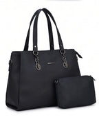 Spacious Workwear Tote Bag - Black