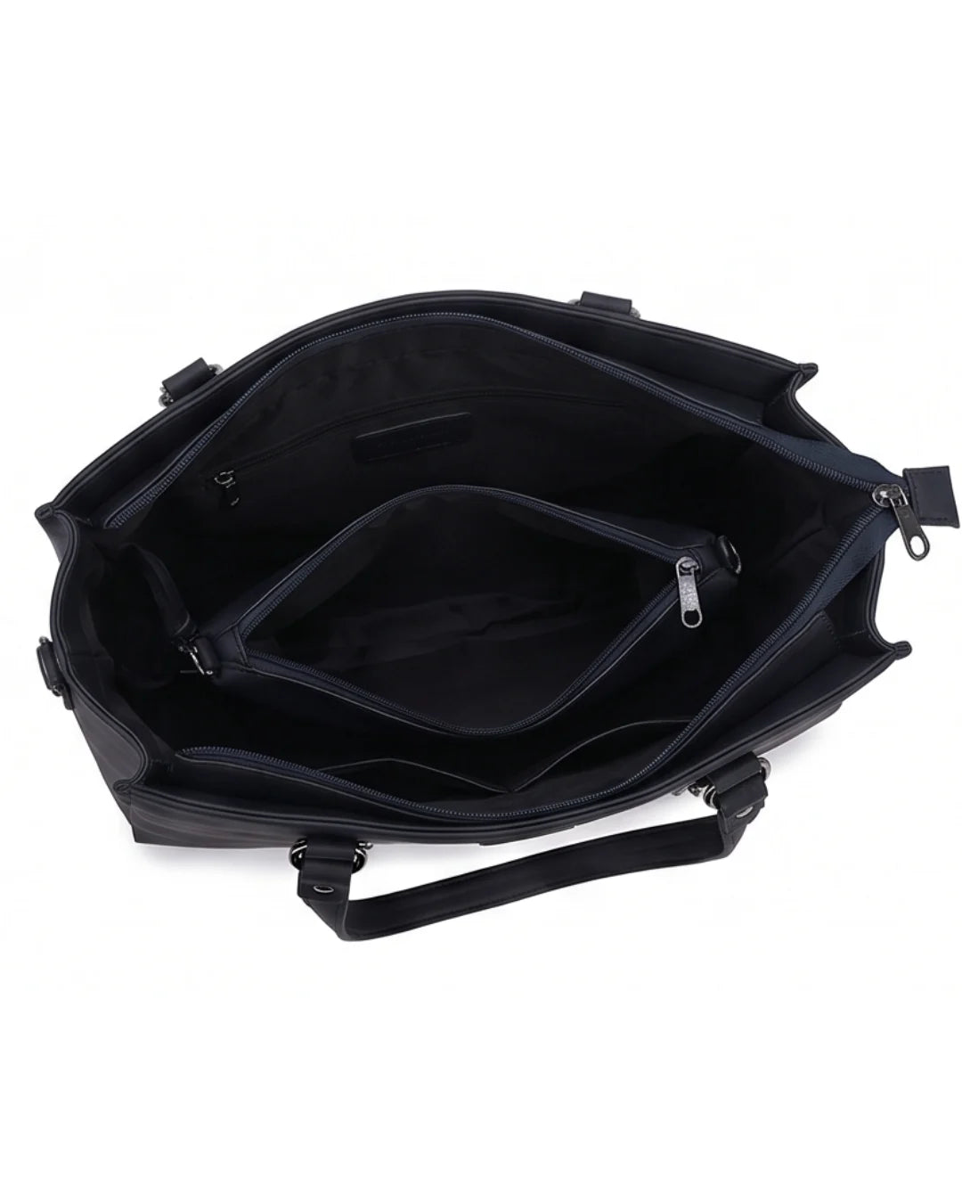 Spacious Workwear Tote Bag - Black