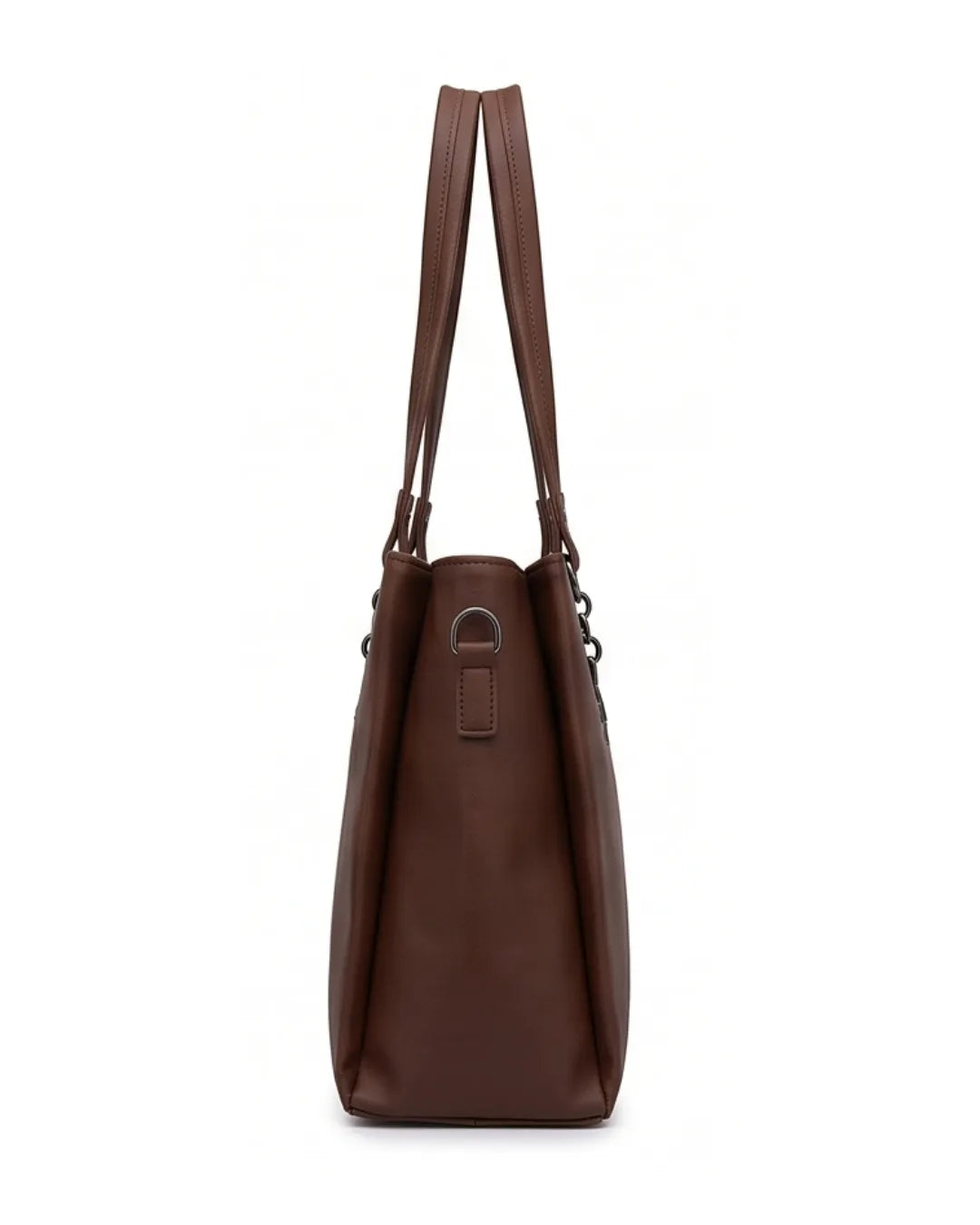 Spacious Workwear Tote Bag - Tan Brown