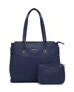 Spacious Workwear Tote Bag - Blue
