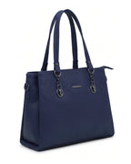 Spacious Workwear Tote Bag - Blue