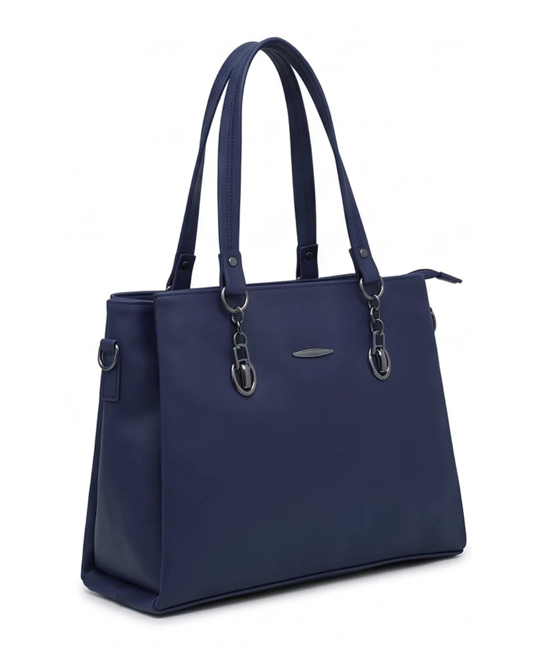 Spacious Workwear Tote Bag - Blue