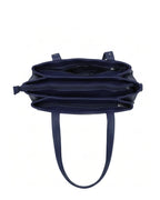 Spacious Workwear Tote Bag - Blue