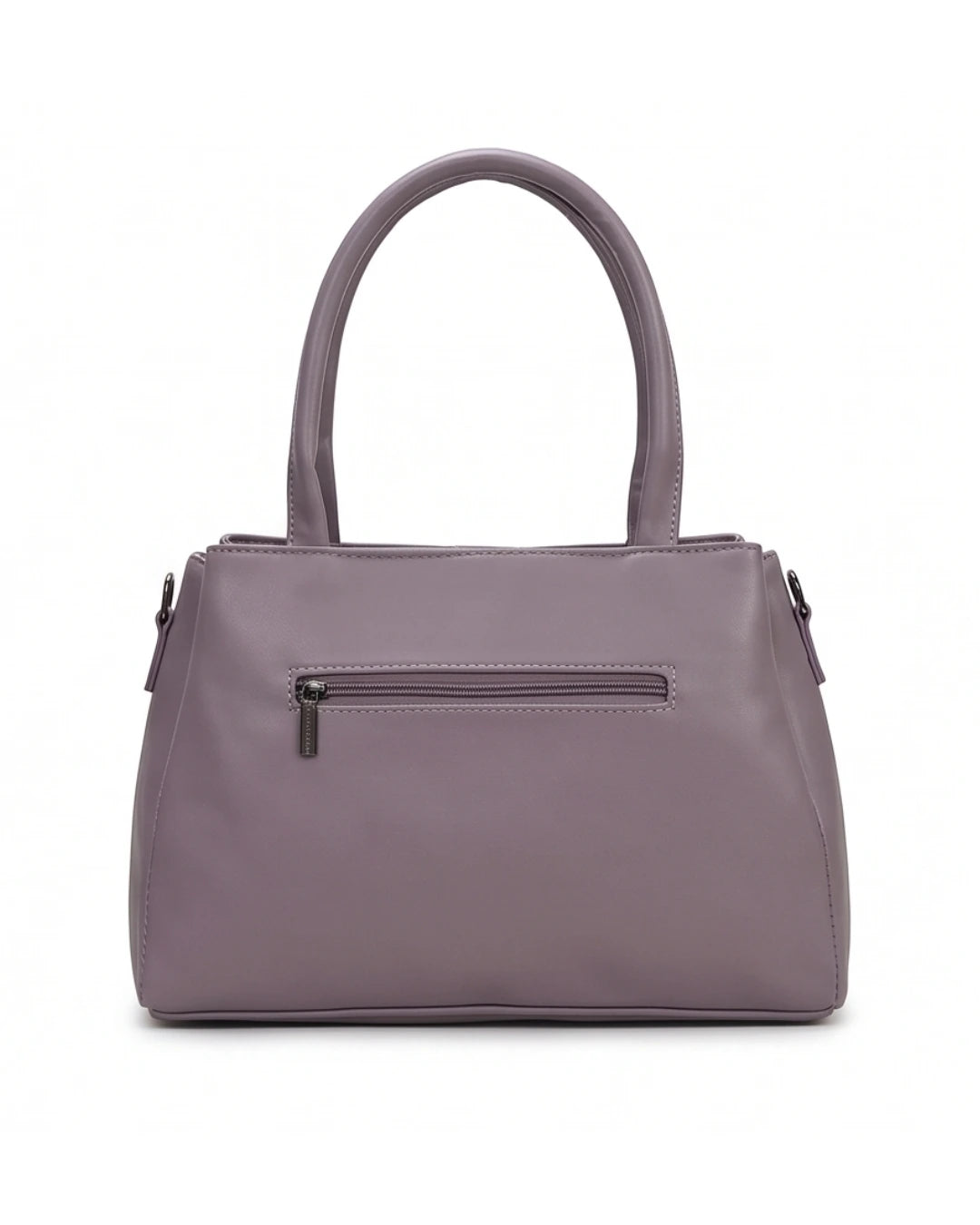Classic Textured Purple Satchel Bag