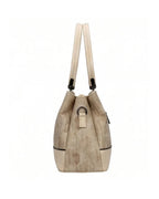 Sophisticated Jacquard Off White Satchel