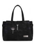 Classic Textured Utility Tote - Black