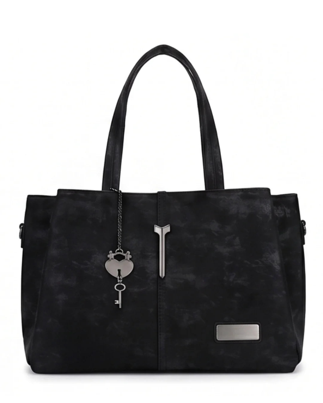 Classic Textured Utility Tote - Black
