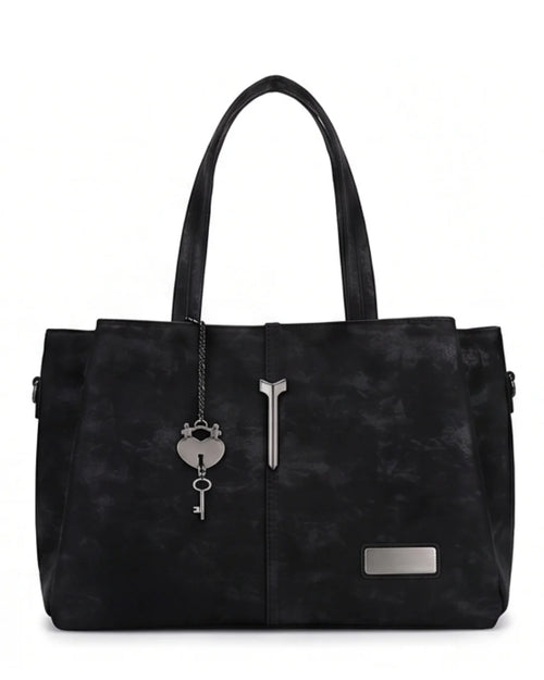 Classic Textured Utility Tote - Black