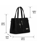 Classic Textured Utility Tote - Black