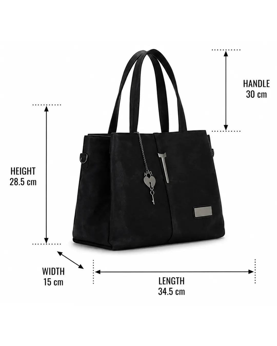 Classic Textured Utility Tote - Black