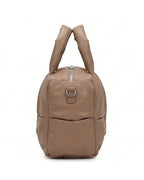 Puffy Quilted Trendy Bag - Brown