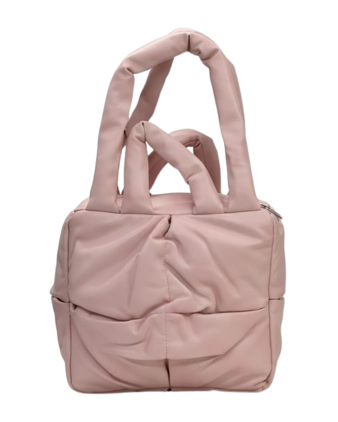 Puffy Quilted Trendy Bag - Pink