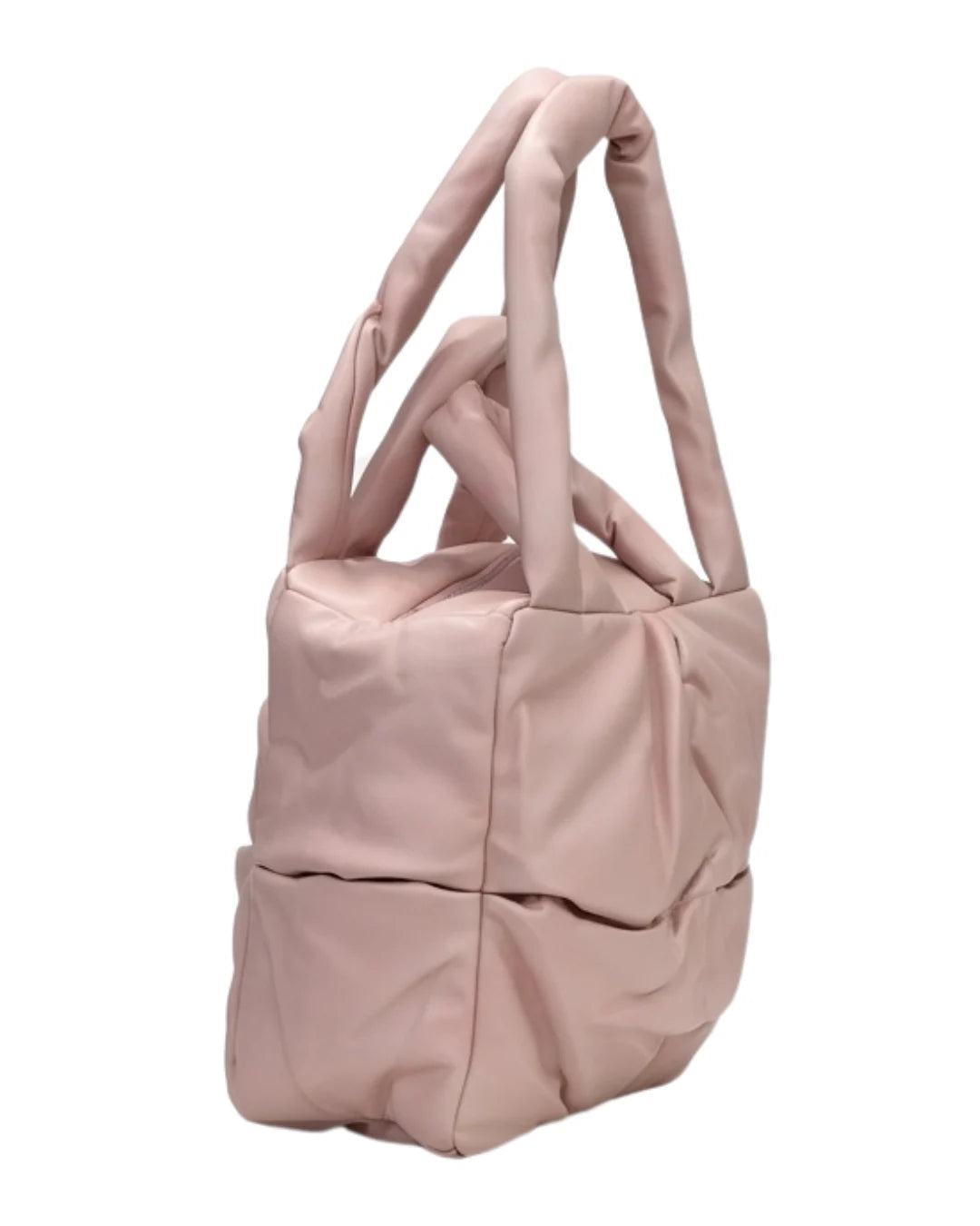 Puffy Quilted Trendy Bag - Pink
