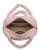 Puffy Quilted Trendy Bag - Pink