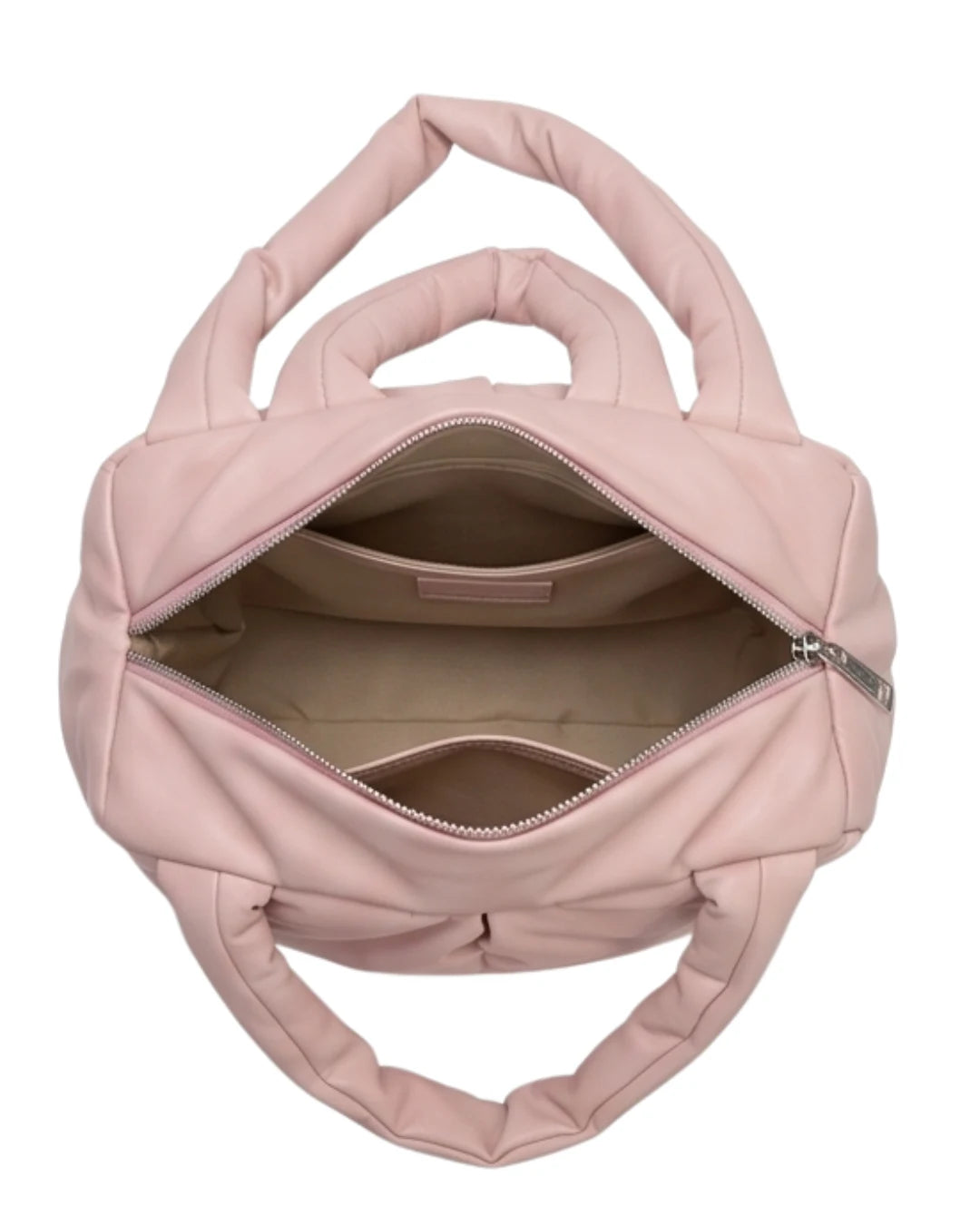 Puffy Quilted Trendy Bag - Pink