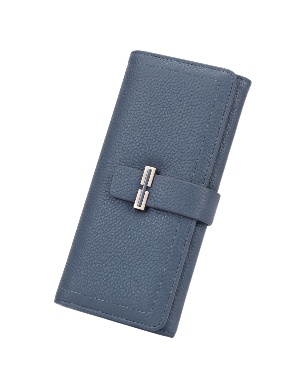 Lora Halle- New Bluish Grey Wristlet Wallet