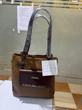 Structured Contrast Pocket Tote