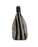 Stylish Woven Hobo Bag - Grey