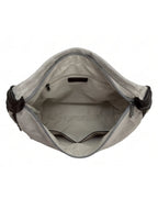 Stylish Woven Hobo Bag - Grey