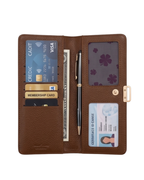 Lora Halle Brown Wristlet Ladies Wallet