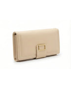 Lora Halle Classic Wristlet – Sand Beige- Womens Wallet