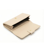 Lora Halle Classic Wristlet – Sand Beige- Womens Wallet