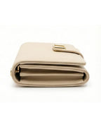 Lora Halle Classic Wristlet – Sand Beige- Womens Wallet