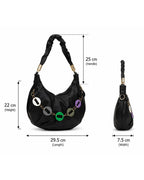 Snatched Slouchy Hobo Bag - Black