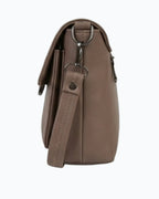 Lora Halle - Fine Leather Sling Bag - Classic Square Buckle