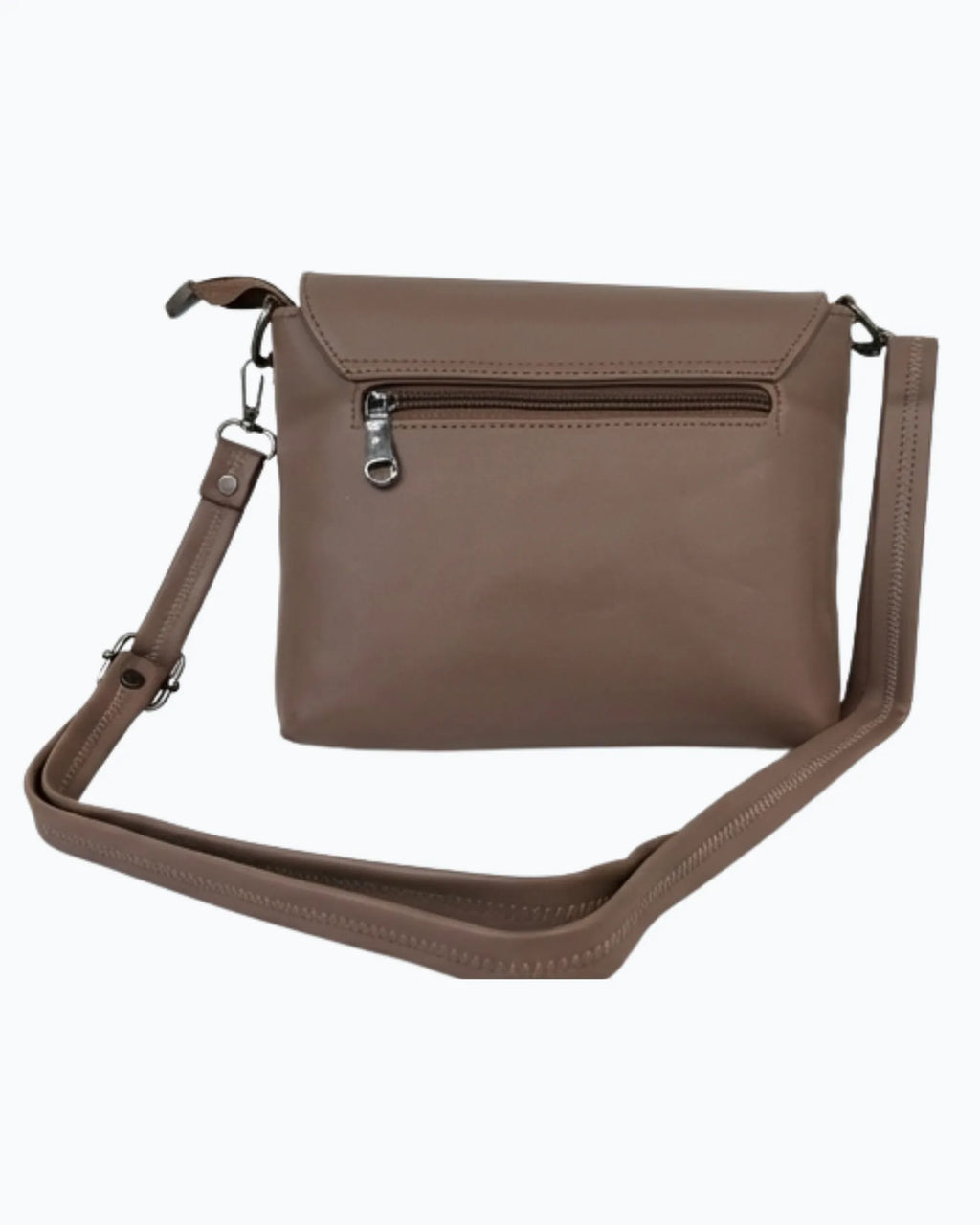 Lora Halle - Fine Leather Sling Bag - Classic Square Buckle