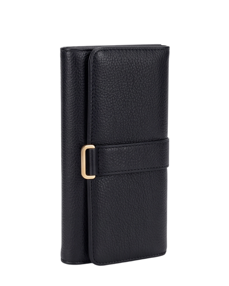 Lora Halle Brown Wristlet Ladies Wallet Black