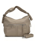 Chic & Trendy Slouchy Hobo - Beige Brown