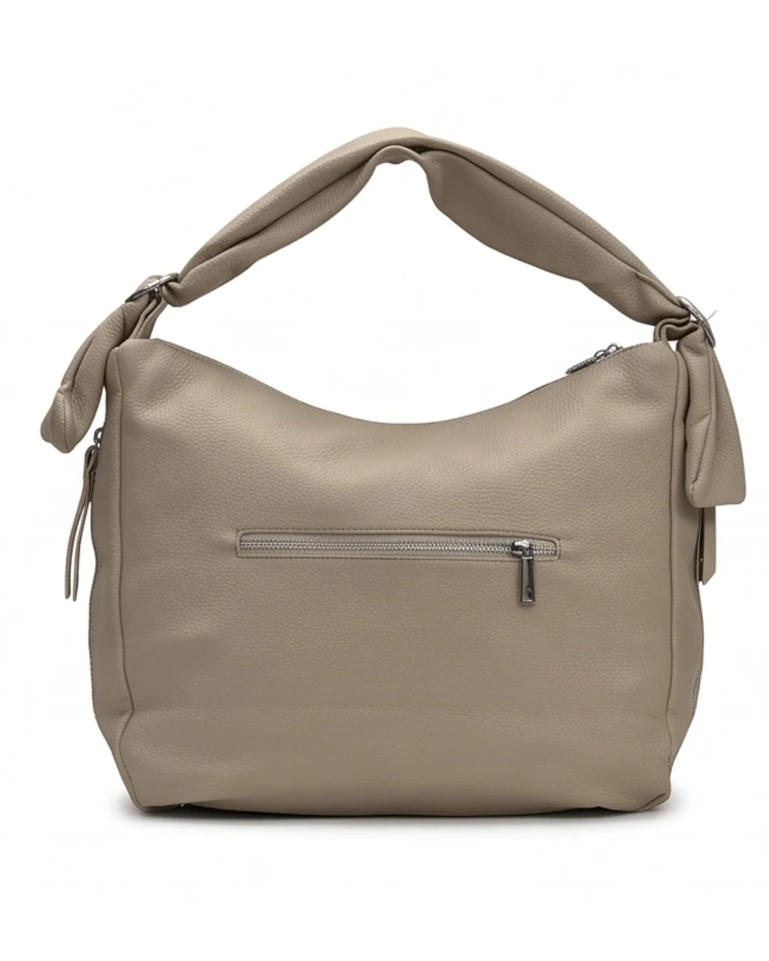 Chic & Trendy Slouchy Hobo - Beige Brown