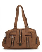 Everyday Utility Satchel Bag - Brown
