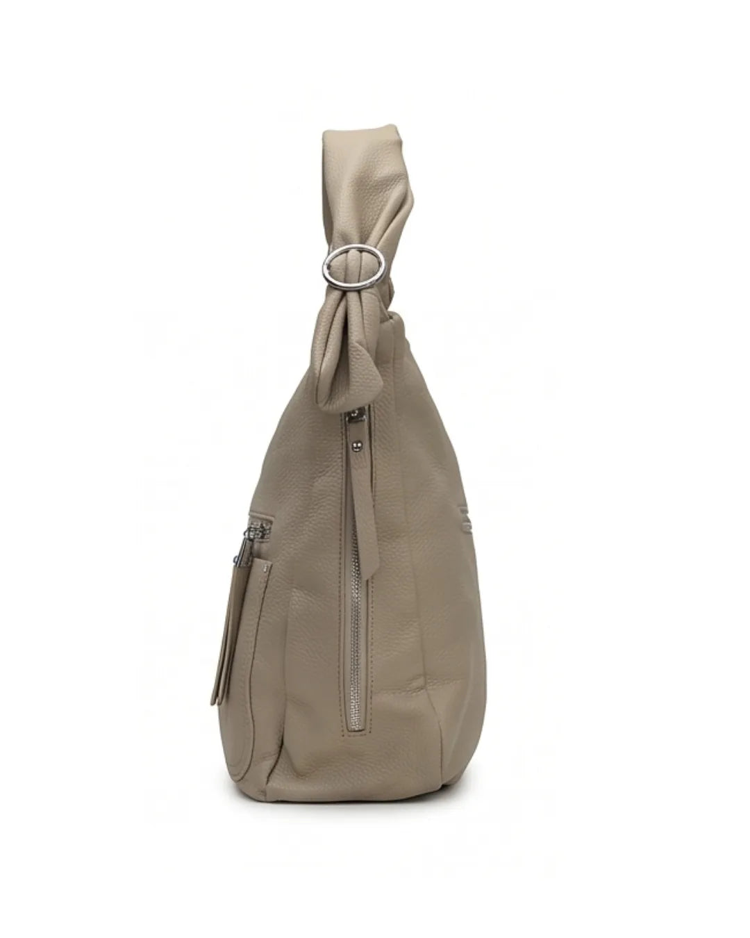 Chic & Trendy Slouchy Hobo - Beige Brown