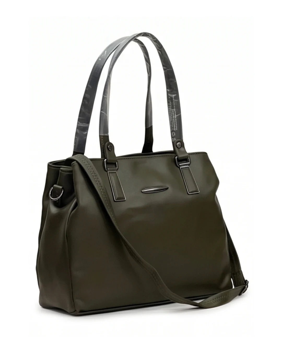 Luxe Aesthetic Green Satchel Bag