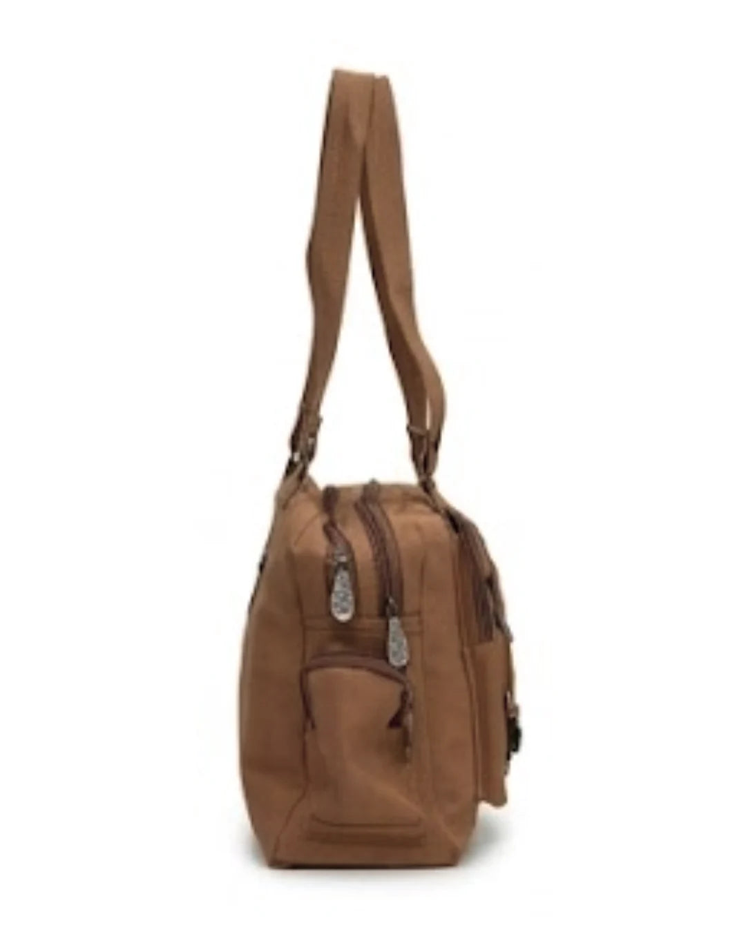 Everyday Utility Satchel Bag - Brown
