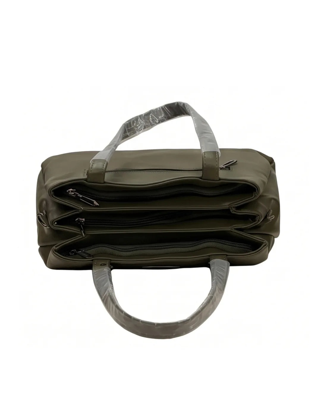 Luxe Aesthetic Green Satchel Bag