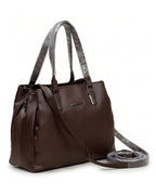 Luxe Aesthetic Brown Satchel Bag