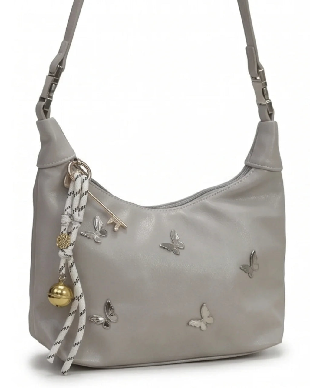 Trendy Butterfly Motif Hobo