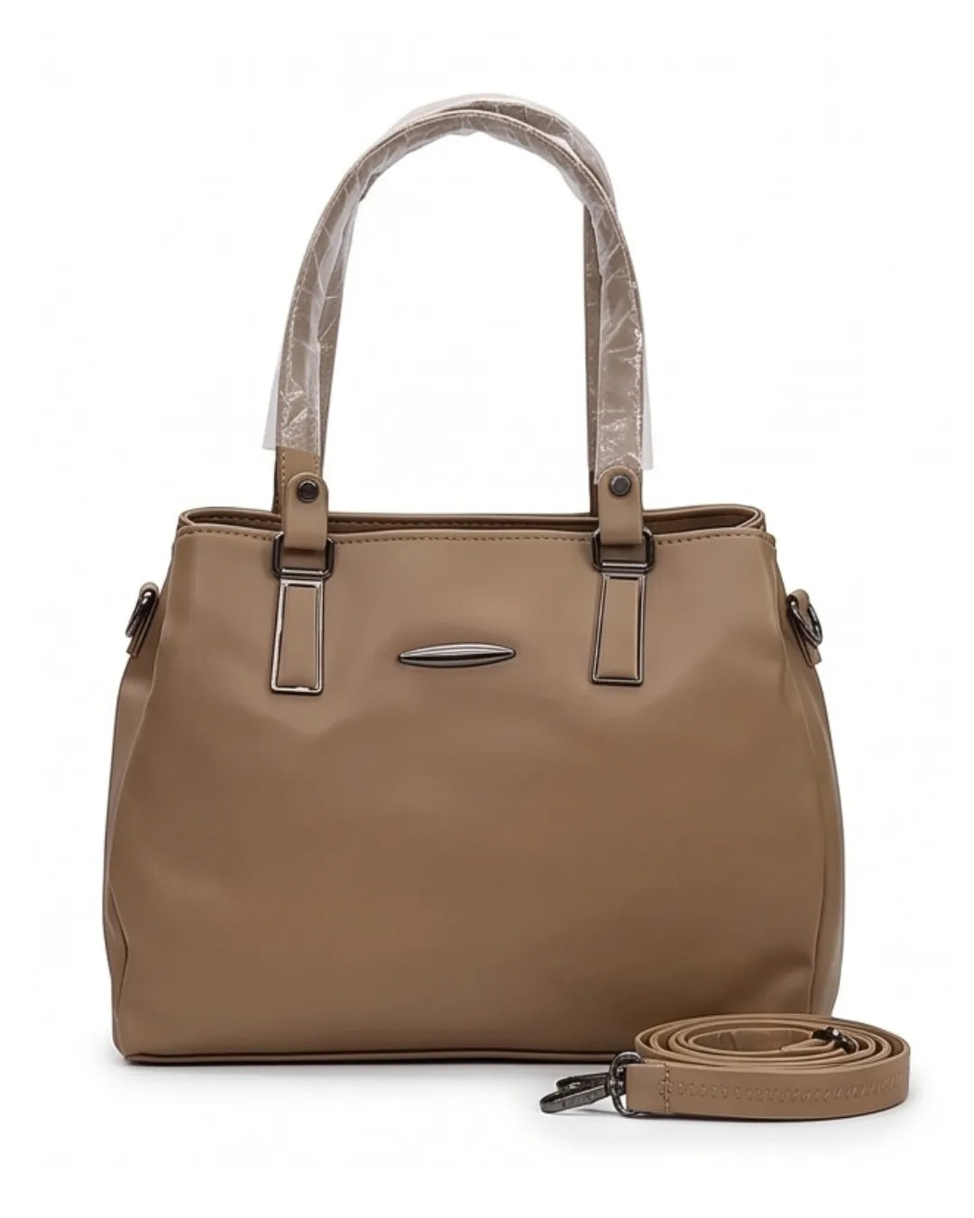 Luxe Aesthetic Beige Satchel Bag