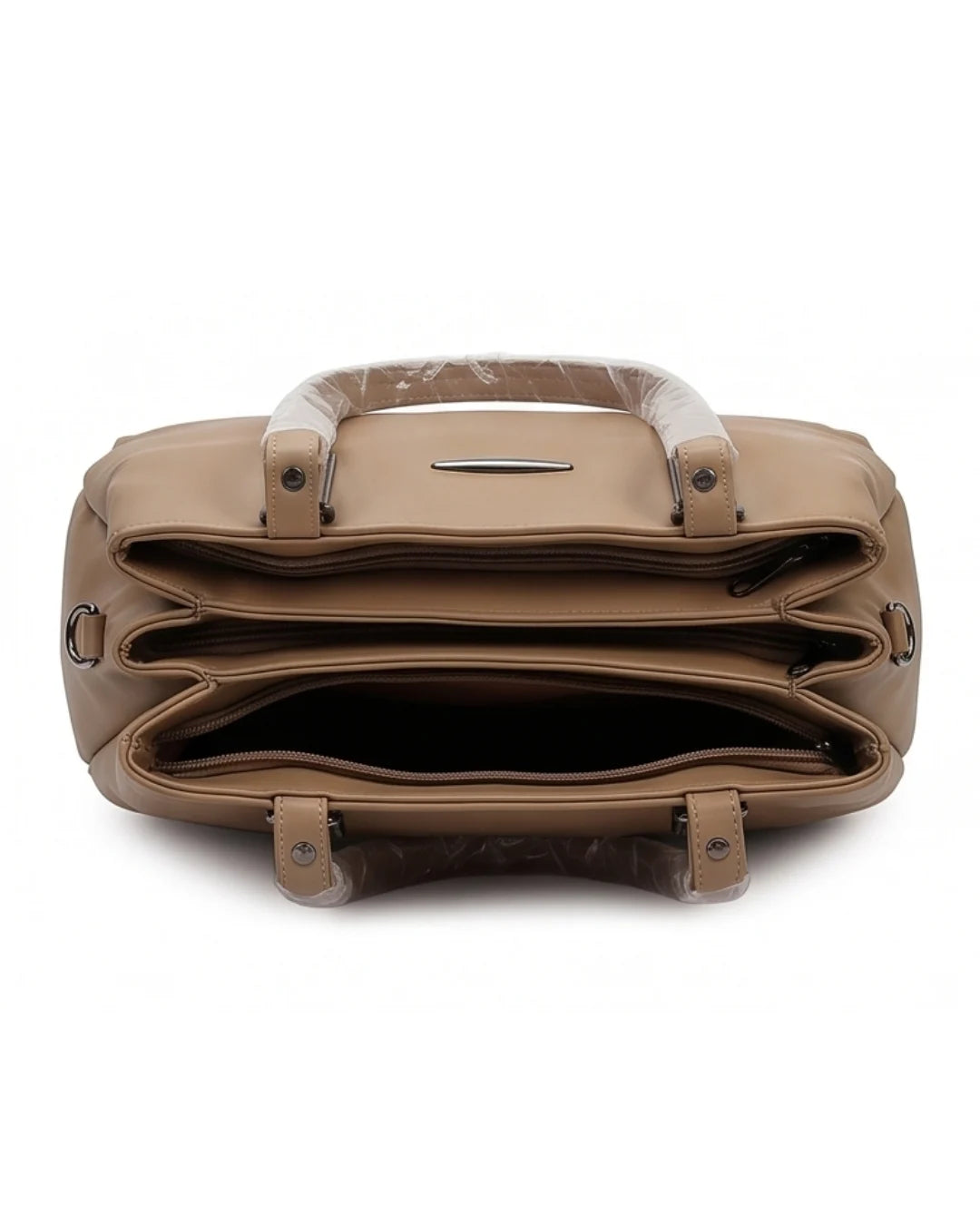 Luxe Aesthetic Beige Satchel Bag