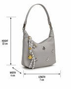 Trendy Butterfly Motif Hobo