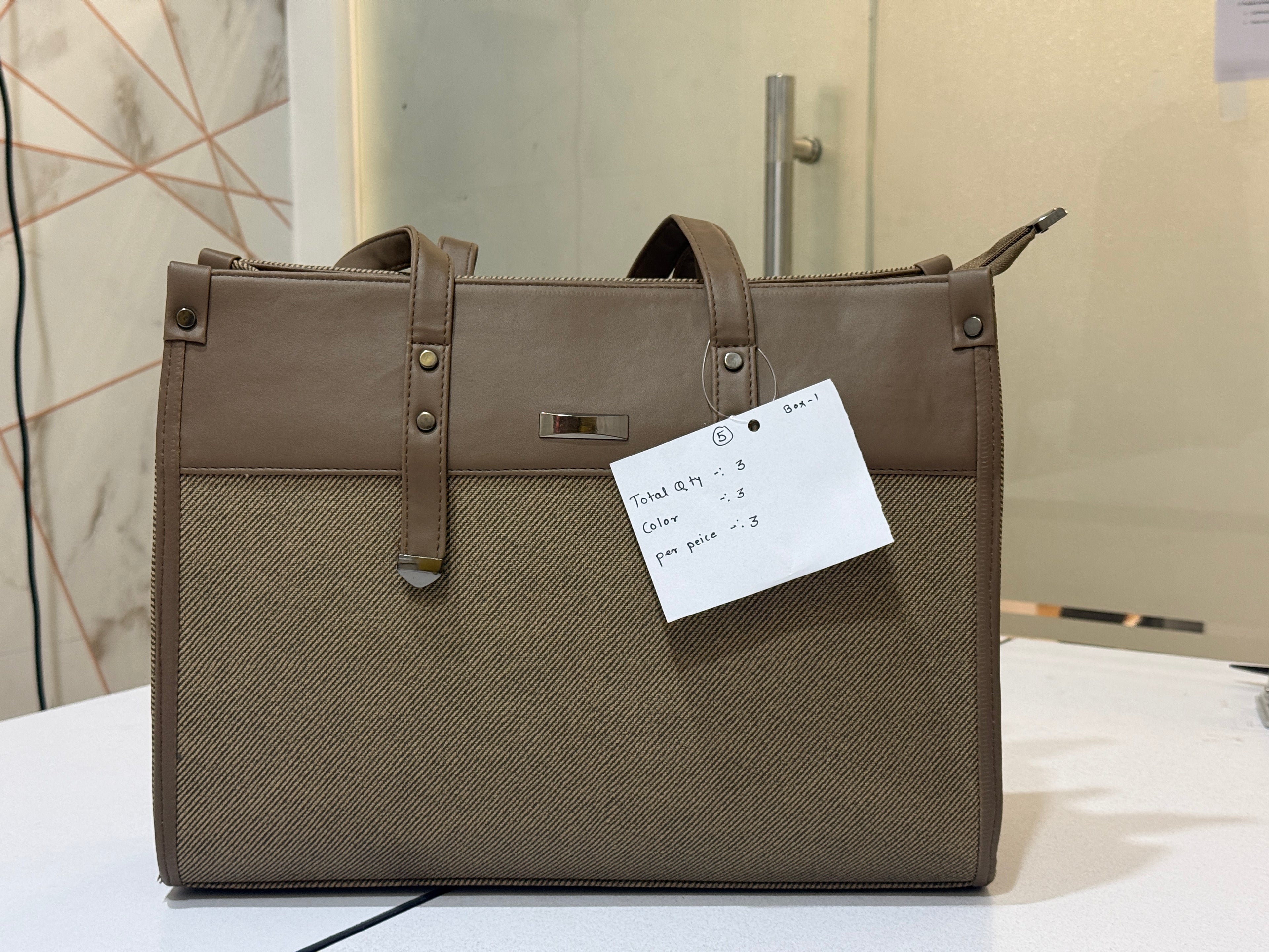 Trendy Textured Everyday Tote Bag