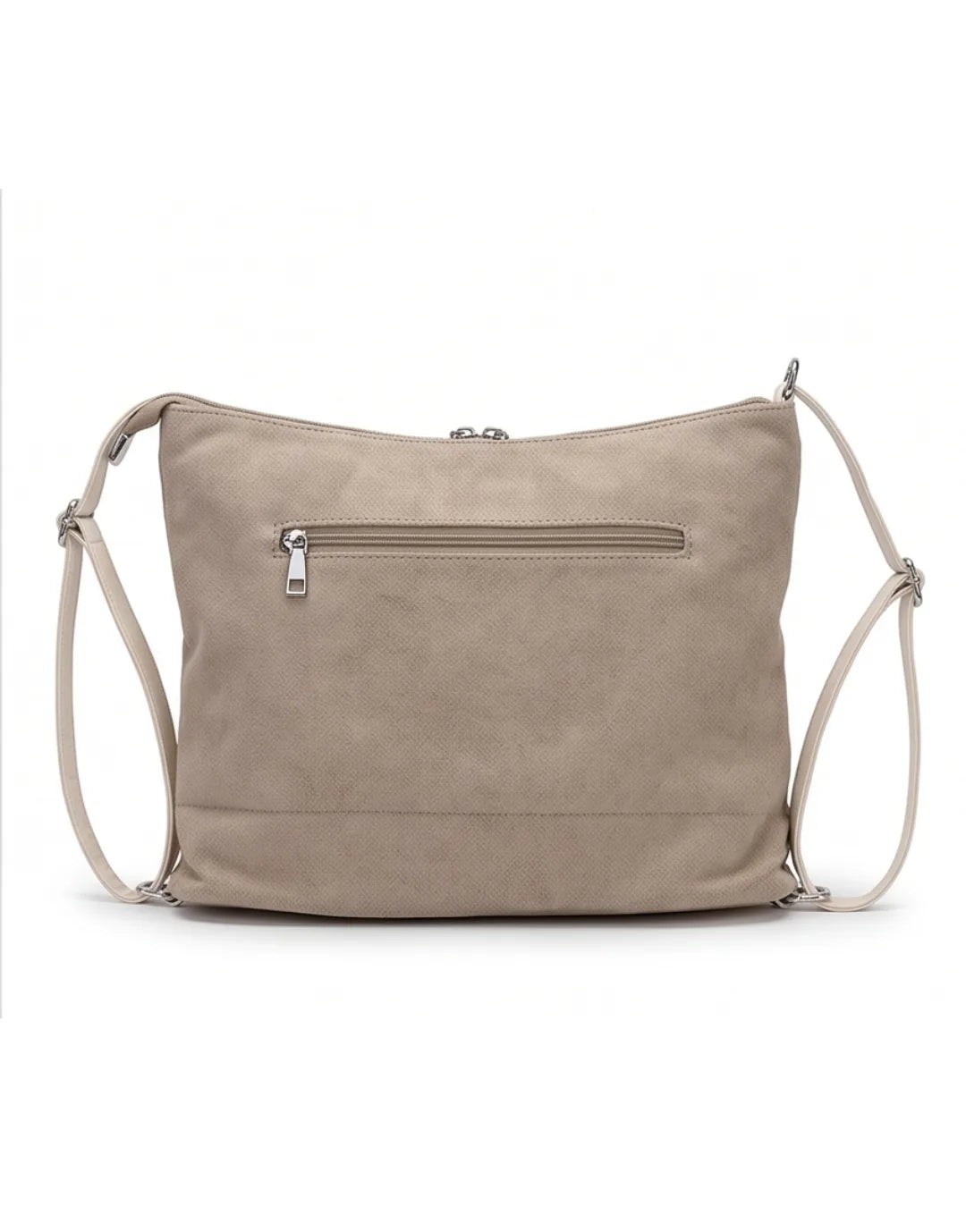 Dog Applique Hobo Bag - Quirky Fashion - Blush Pink
