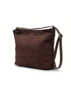 Dog Applique Hobo Bag - Quirky Fashion - Brown
