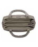 Statement Quilted Grey Satchel Bag