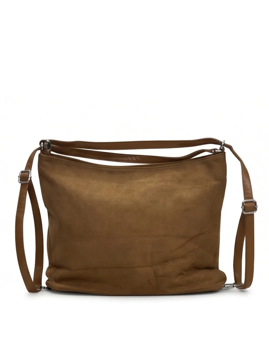 Dog Applique Hobo Bag - Quirky Fashion - Khaki