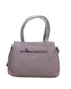 Statement Quilted Purple Satchel Bag
