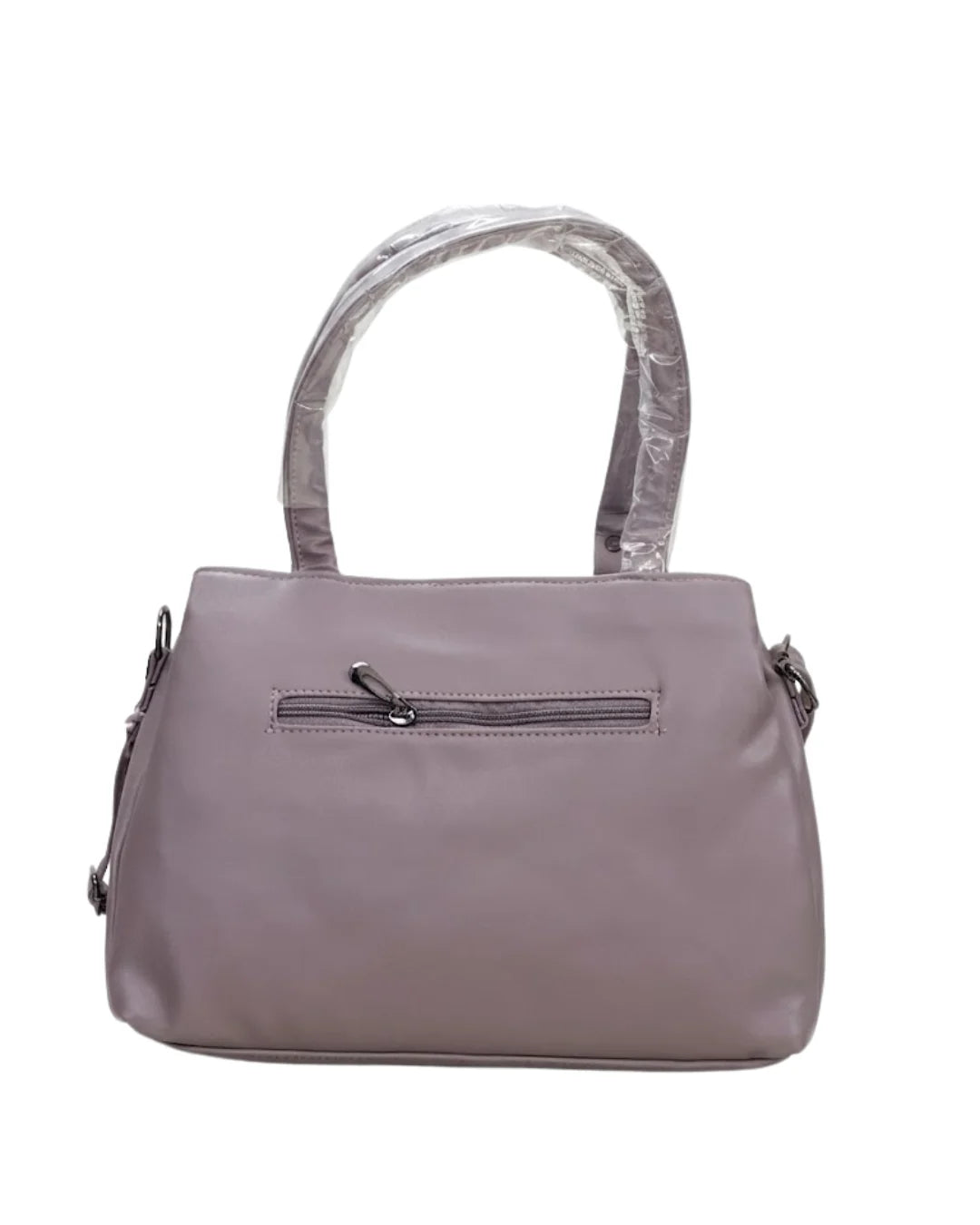 Statement Quilted Purple Satchel Bag